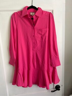 Tuckernuck Women’s Long Sleeve Pink Dress Size Small